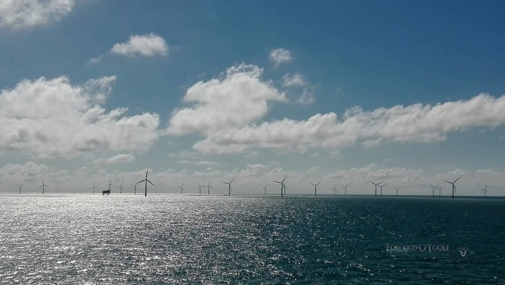 north sea windmills