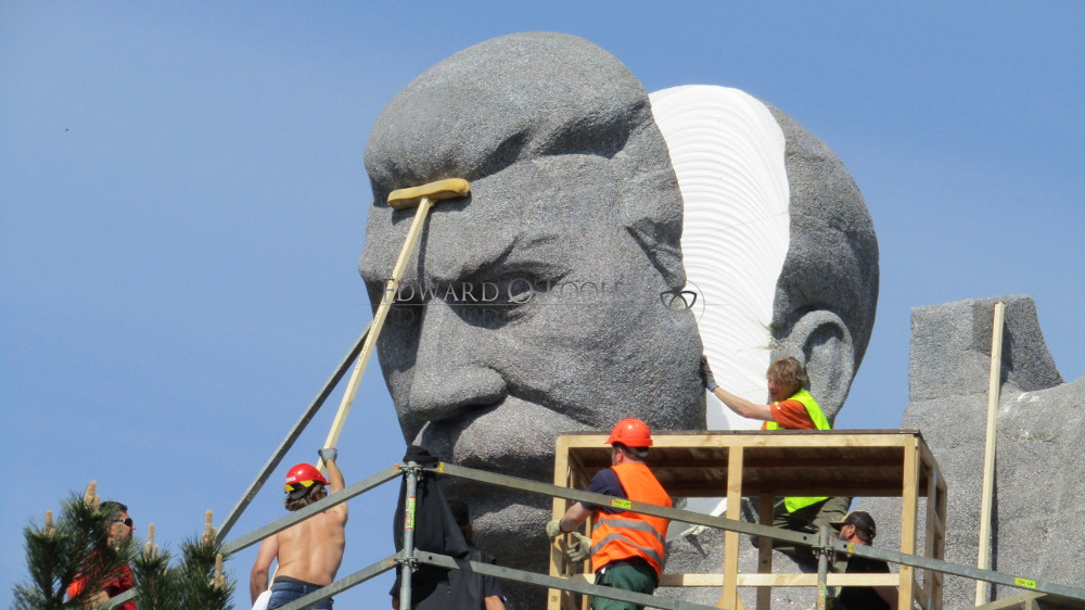 stalins head prague